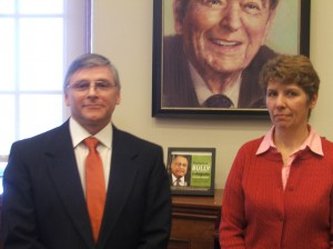 Sen. Chris Johnson with his wife, Valarie