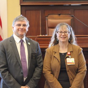 Senator Chris Johnson Welcomes Newcastle Doctor to Maine Senate