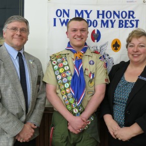 Senator Johnson and Representative Fowle Honor Newest Eagle Scout