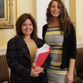 YORK HIGH SCHOOL STUDENT SHADOWS SENATOR HILL