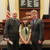 Sen. Diamond with Beth Anne Wright of Windham 2.16.16