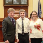 Sen. Diamond welcomes Windham student to the Maine Senate