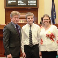 Sen. Diamond with Casey Hafford 4.4.16