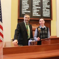 Sen. Miramant with Jackson Chadwick of Camden 2.16.16