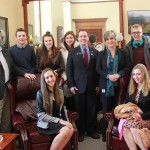 Gray-New Gloucester students visit State House and receive Legislative Sentiment