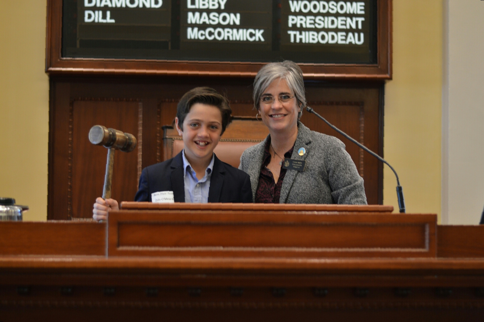 Sen. Breen with Quin O'Meara
