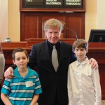 Sen. Diamond welcomes Windham Christian Academy students to the Maine Senate