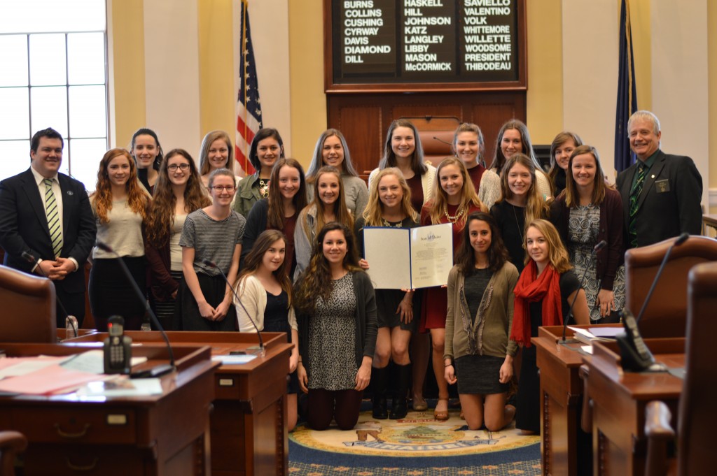 Orono High School state champion soccer team honored at the State House