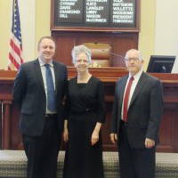 Sen. Libby with Rev. Churchill 3.17.16