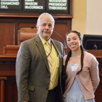 Sen. Dill welcomes Orono High School student to the Maine Senate