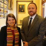 Sen. Libby welcomes Lewiston Reverend to Maine Senate to give prayer