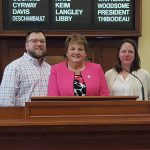 Sen. Deschambault leads Senate during Franco-American Day at the State House