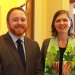 Sen. Libby welcomes Lewiston Reverend to Maine Senate to give prayer