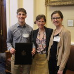 Sen. Brenner welcomes Gorham High School basketball captain, Medical Provider of the Day to the Maine Senate