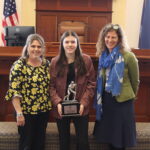 Sen. Brenner welcomes Gorham High School ice hockey captain to the Maine Senate