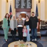 Sen. Tepler welcomes Richmond student, recipient of Legislative Memorial Scholarship
