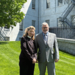 Sen. Nangle welcomes the Rev. Lisle Blind to the State House