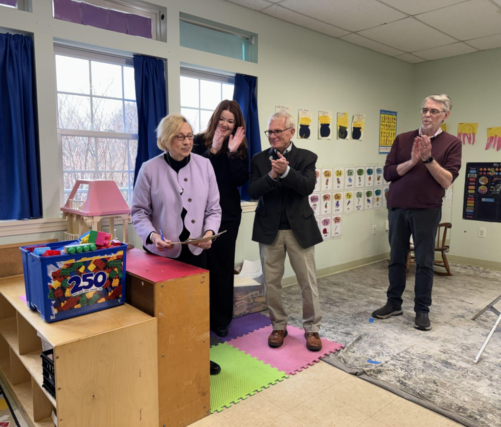 Sen. Ingwersen, Pres. Daughtry attend bill signing for new child care law at St. Louis Child Development Center in Biddeford